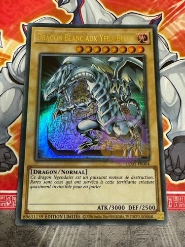 Carte dragon blanc au - yu, oh