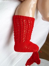 Poupée ancienne : chaussettes