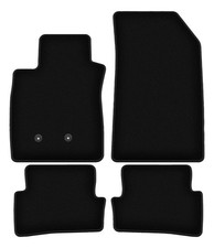 Tapis de sol en velours noir