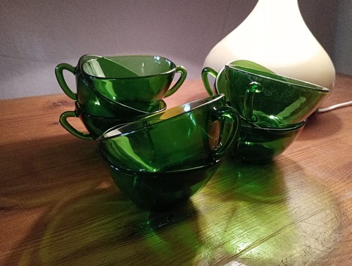 Tasses vereco vertes carré - 8,