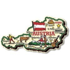 Austria Jumbo Country Magnet