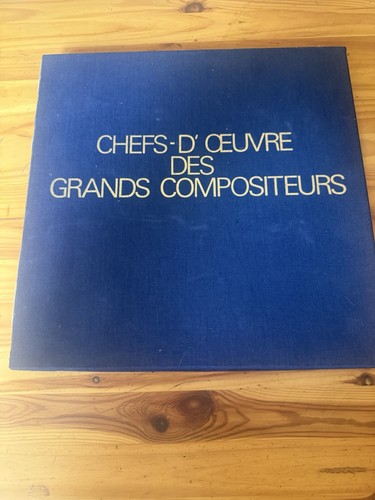 Coffret vinyles chefs - coffret,