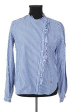 Chemise en coton bleue Leon & Harper S