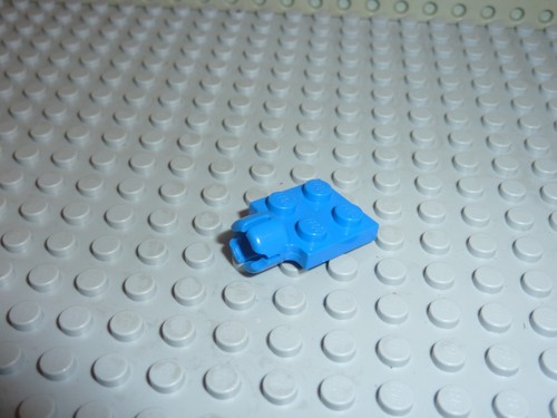 Lego plate bleu - bleu, with