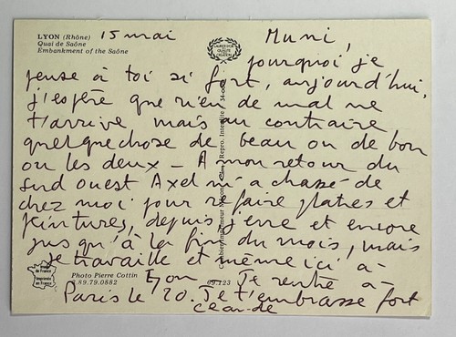 Claude régy carte postale - régy,