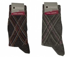 Chaussette haute chaussette femme CIOCCA chaussettes longues mi-bas en coton cha