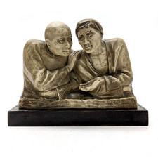 Buste en terre cuite Gaston Hauchecorne début XXème