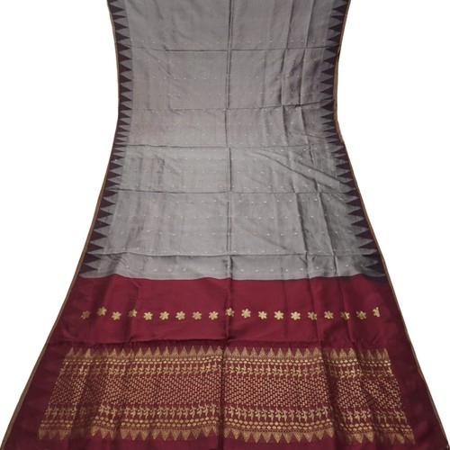 Sarees grises vintage 100 - sarees, 100%