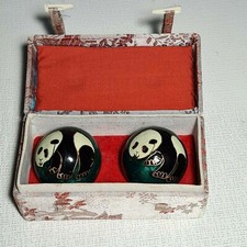 ? boules Chinoises relaxante anti stress musicale à décor de panda