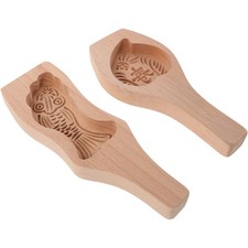 2 Pcs Moule En Bois Pour