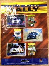 POSTER OFFICIEL COLIN MCRAE RALLY CONSOLE SONY PS1 PAL FR 36*47cm ORIGINAL OEM