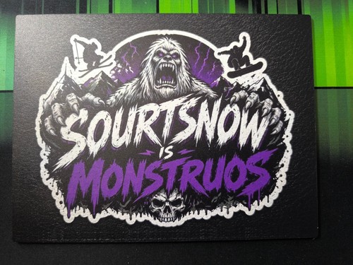 Plaque alu sourtsnow - ski, snow