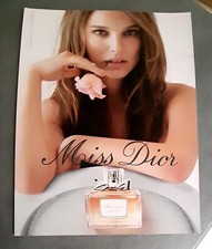 Publicité advert advertising NATHALIE PORTMAN pub parfum MISS DIOR