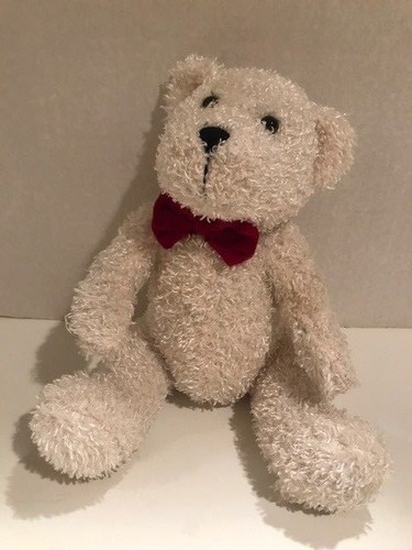 Playtronix white bear plush - white,