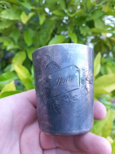 Timbale métal argenté ercuis - argenté,