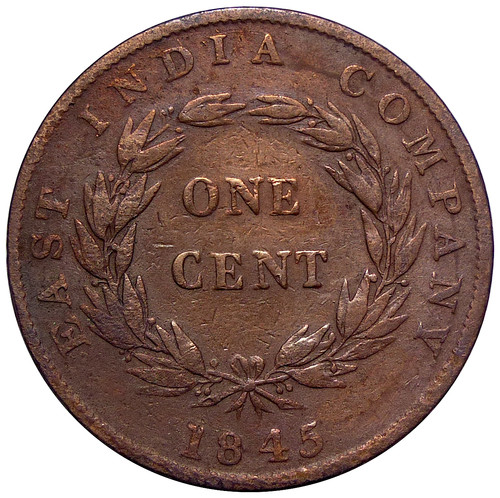 East india company cent - company, 1845