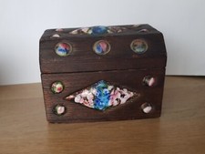 Coffre À Bijoux En Bois Et Emaux De Cuivre Capo ESMALTES