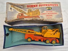 Camion Grue Monté Coles 20 Tonnes Dinky Supertoys 972 Vintage Excellent En Boîte