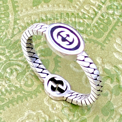 Gucci interlocking thin ring - gucci, g