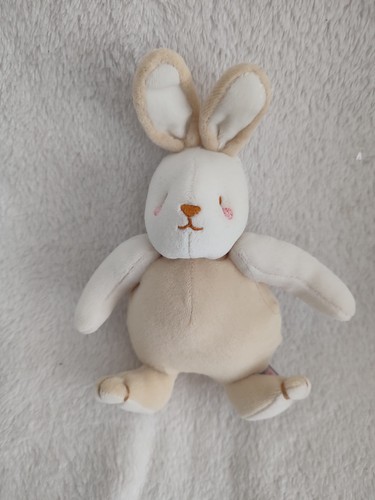 Doudou peluche lapin blanc - doudou,