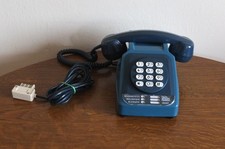 VINTAGE TELEPHONE SOCOTEL S63 A TOUCHES BLEU H.P.F BONNEVILLE