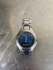 CASIO EDIFICE ANCIENNE MONTRE VINTAGE FOND BLEU