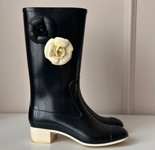 bottes de pluie Chanel 