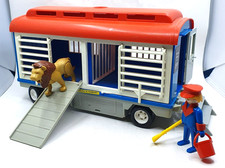 Playmobil 3514 System Series Remorque pour animaux de cirque avec lion 1984...
