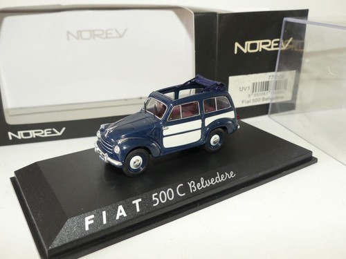 Fiat 500 belvedere bleu et - 500, c