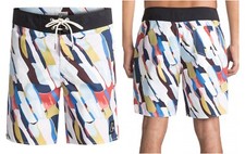 Quicksilver Men's Original Heatwave 18 Performance Board Short (White, Size 30)