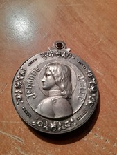 JEANNE d'ARC, pendentif miroir