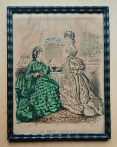 Rare cadre guilloché - , +