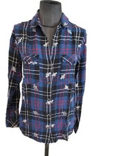 Superbe Chemise Bleu Soie The