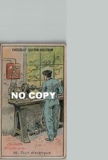 Chromo GUERIN-BOUTRON - Electricité : TOUR ELECTRIQUE