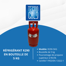 R290 GAZ RÉFRIGÉRANT PROPANE