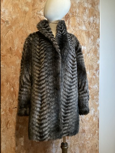 Veste fausse fourrure - fausse,