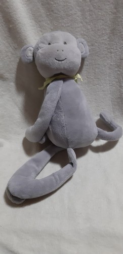Doudou peluche singe gris - doudou,