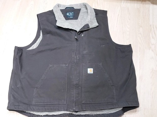 Carhartt vest brown loose fit - vest,