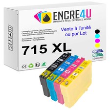 PREMIUM - Cartouches d'encre compatibles avec Epson ( série T0715 XL / Guépard )