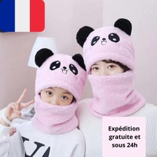 Bonnet/Écharpe Panda 2 en 1