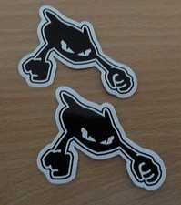 LOT DE 2 AUTOCOLLANTS LAZER CASQUE STICKERS HELMET MOTO STICKER