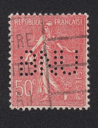 Timbre perforé bnu - timbre, 1924-32