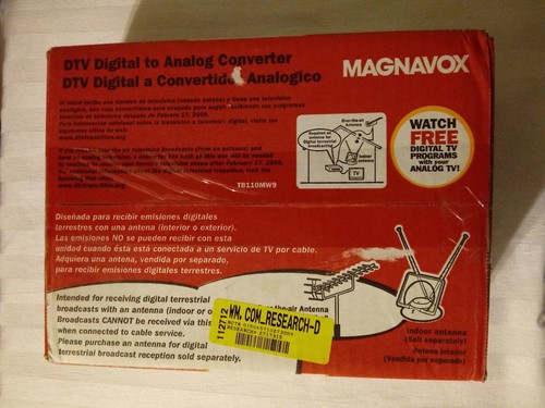 Magnavox tb110mw9 dtv - magnavox, digital