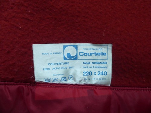 Couverture courtelle 220 x - couverture,