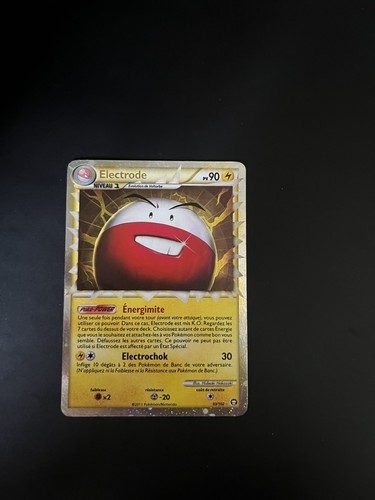 Carte pokémon électrode - pokémon,