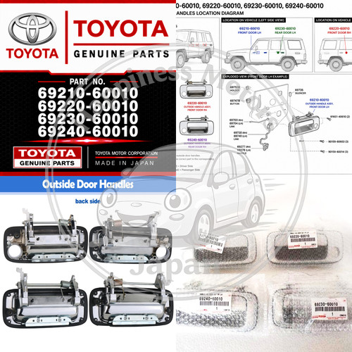 Toyota genuine outer door - genuine,