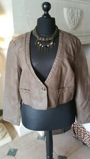 BLOUSON SPENCER simili cuir