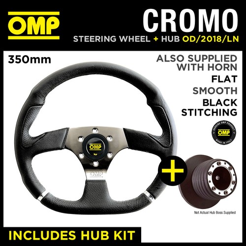 Omp 350mm chrome - omp, steering