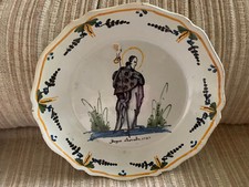 ASSIETTE PATRONYMIQUE  FAIENCE