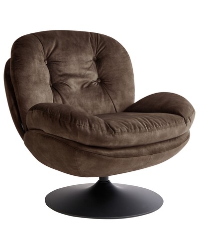 Fauteuil pivotant vintage - pivotant, en
